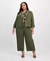 Olive Green Plus Size Co-ord Set