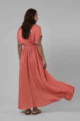 AURA SATIN MAXI DRESS
