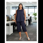 COTTON LINED SLEEVELESS TOP