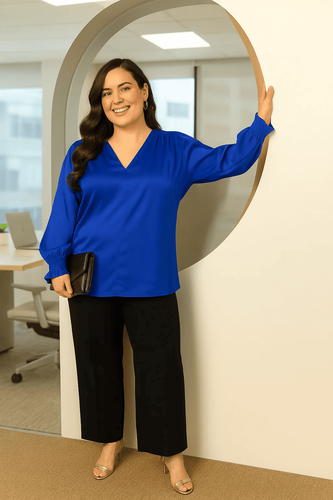 ROYAL BLUE FULLSLEEVE TOP