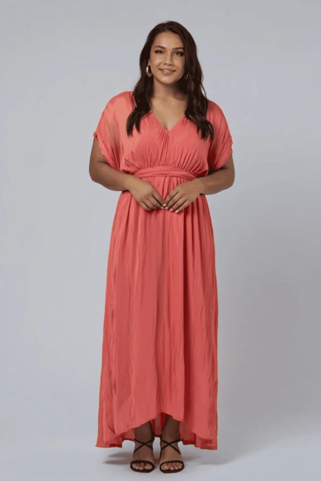 AURA SATIN MAXI DRESS