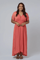 AURA SATIN MAXI DRESS