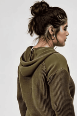 Cocoa  OLIVE WAFFLE TOP