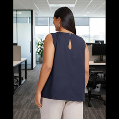 COTTON LINED SLEEVELESS TOP